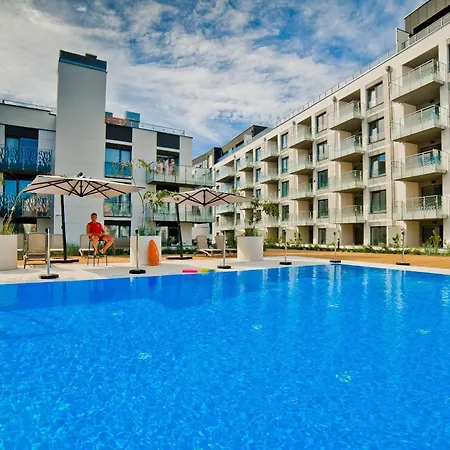 Apartment Porty B103 Nadmorskie Tarasy Pool Sauna Parking Kolobrzeg