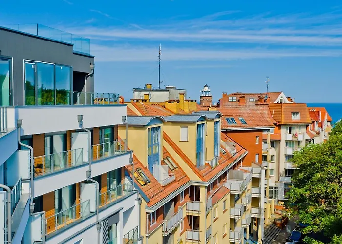 Апартаменты Porty B103 Nadmorskie Tarasy Pool Sauna Parking